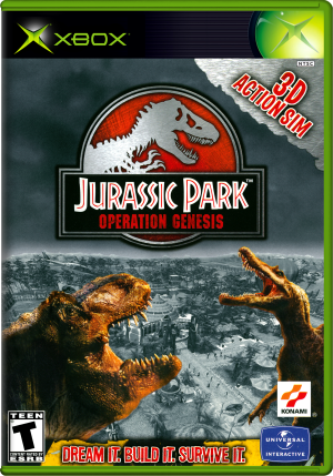 Jurassic Park - Operation Genesis (USA) 2D Box Front